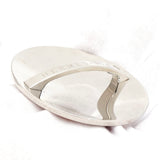 エルメス シェーヌダンクル スカーフリング オレンジ / シルバー