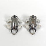 シャネル ココマーク ラインストーン イヤリング シルバー