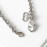 クリスチャン ディオール Diorロゴ チェーン ネックレス シルバー