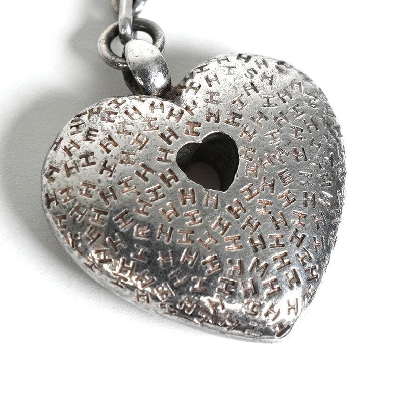 エルメス トゥーブー ハート キーチャーム シルバー925