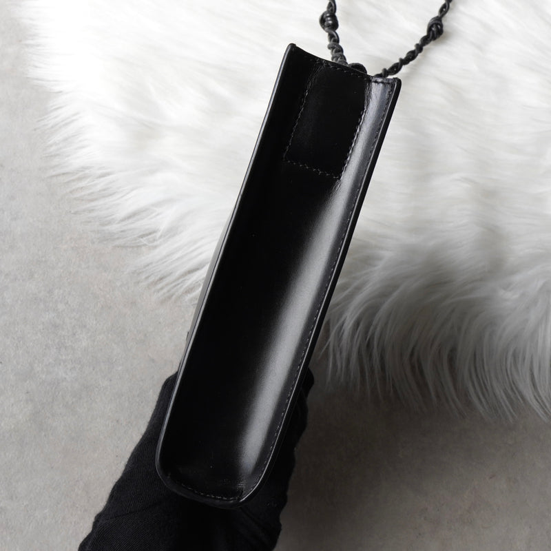 ジルサンダー タングル スモール レザー ショルダーバッグ ブラック