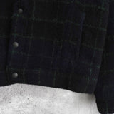 リーバイス チェック柄 ボア裏地 ウールジャケット ブラック / グリーン タグ付き未使用品