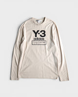 ワイスリー ロゴ 長袖Tシャツ ロンT アイボリー XS メンズ レディース
