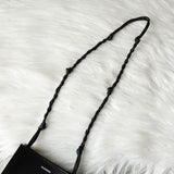 ジルサンダー タングル スモール ロゴ レザー ショルダーバッグ ブラック 未使用品 箱付き