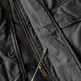 イヴサンローラン ヴィンテージ ボア襟 ダウンジャケット ネイビー