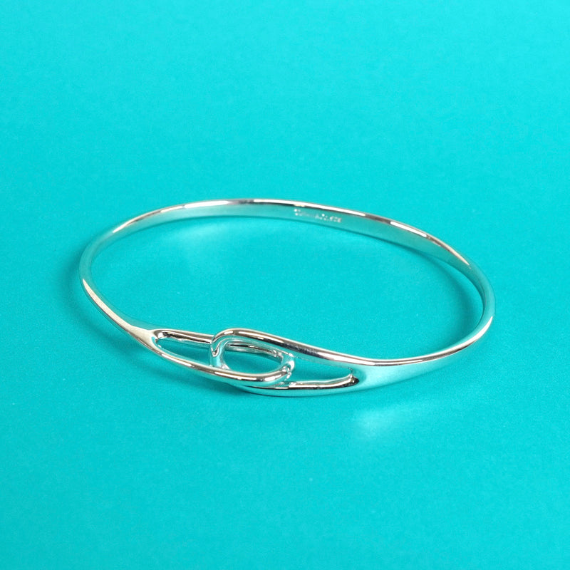 ティファニー オープンティアドロップ バングル 925 新品磨き済