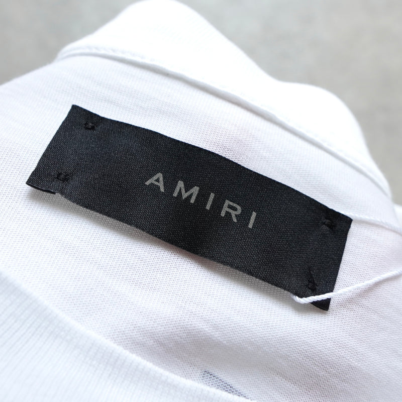 アミリ Arts District Tee ロゴ 両面プリント Tシャツ ホワイト タグ付き未使用品