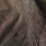 イヴサンローラン ヴィンテージ YSLロゴ ボタン ムートン ジャケット ブラウン