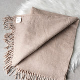 アクネ ストゥディオズ ウール ストール マフラー ピンクベージュ