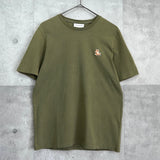 メゾン キツネ チラックスフォックス Tシャツ カーキ