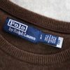 ポロ ラルフローレン スモールポニー ウール ニット ブラウン