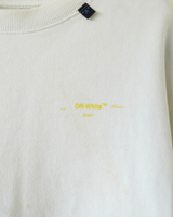 オフホワイト 19AW Acrylic Arrows Sweatshirt スウェット ホワイト M メンズ