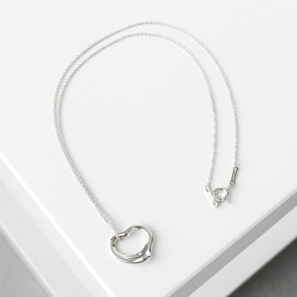 ティファニー オープンハート ネックレス シルバー925