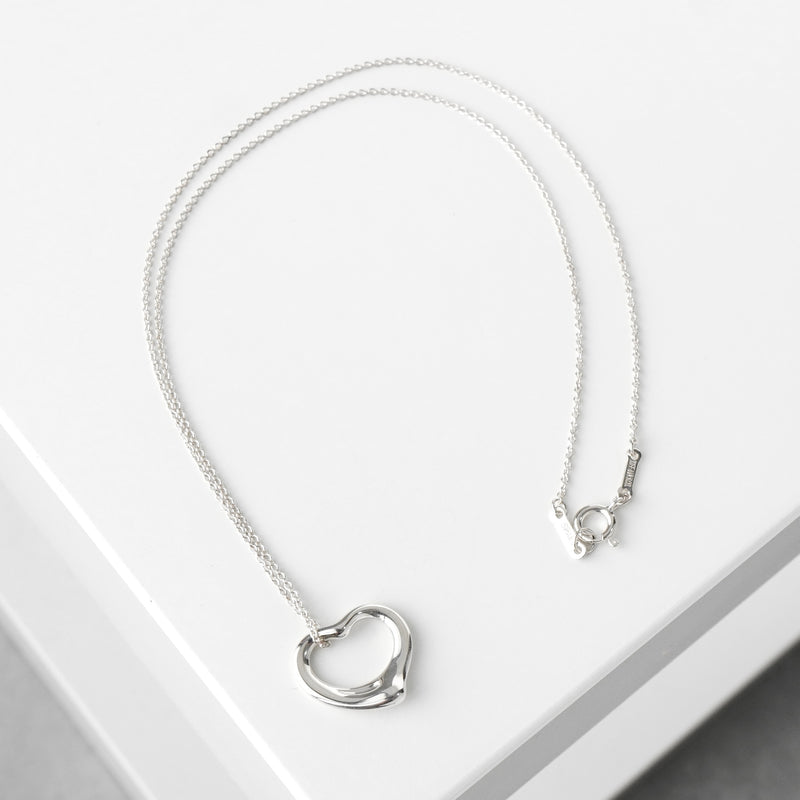 ティファニー オープンハート ネックレス シルバー925