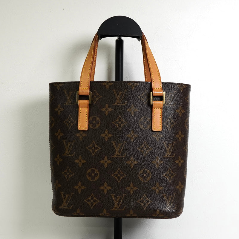 ルイ・ヴィトン モノグラム ヴァヴァンPM レザー ハンドバッグ トートバッグ ブラウン M51172