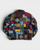 19AW Puffer Jacket ステューシー バンダナ パッチワーク ダウンジャケット マルチカラー M メンズ