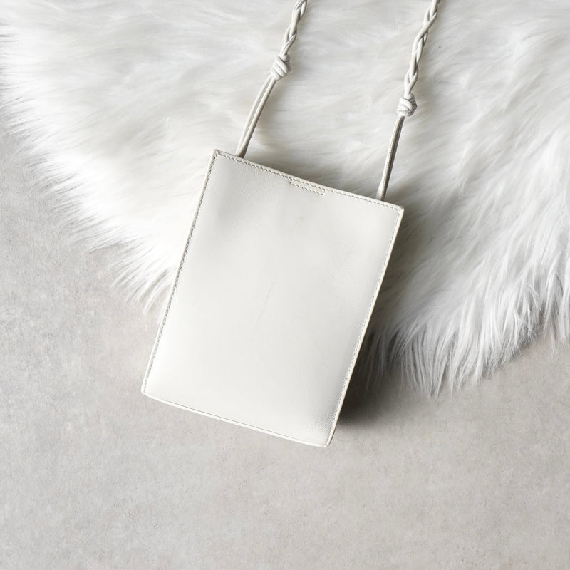 ジルサンダー タングル スモール レザー ショルダーバッグ ホワイト