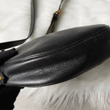 イヴ サンローラン ヴィンテージ YSLロゴ ショルダーバッグ ポシェット ブラック