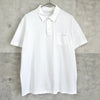 Prada 2021SS 徽标标签口袋短袖 Polo 衫 白色