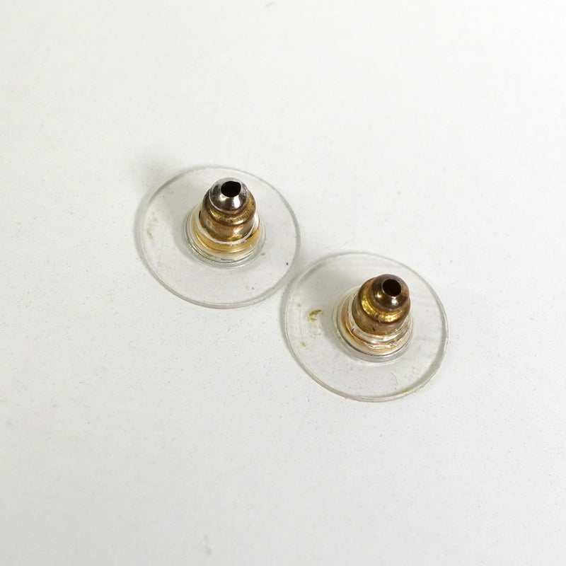 シャネル ココマーク サークル フープ ピアス GP ブラック