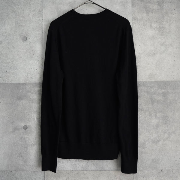 バーバリー TBロゴ カシミヤ100% ニット ブラック タグ付き未使用品