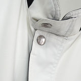 イヴ サンローラン ヴィンテージ YSLロゴ ブルゾン ジャケット ホワイト / ネイビー