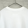 エムエムシックス メゾン マルジェラ ロゴプリント オーバーサイズ Tシャツ ホワイト