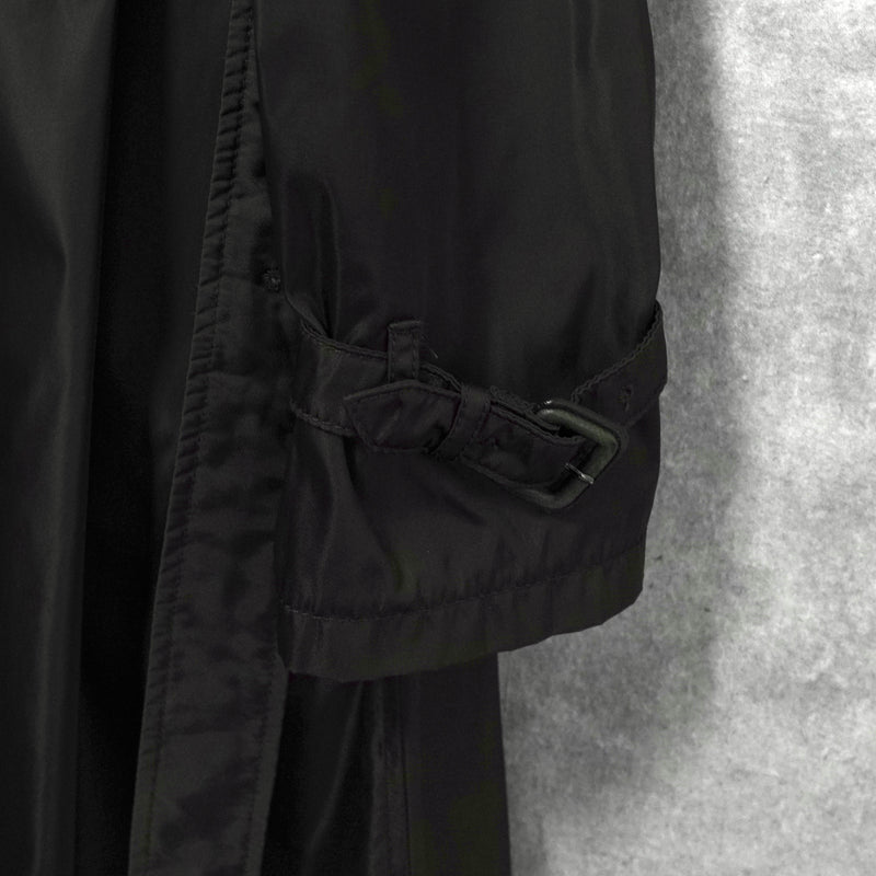 プラダ ナイロン トレンチコート ブラウン