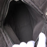 Hermes Foult PM Canvas Handbag Black/Grey