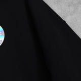 バレンシアガ TO MY LOVE HOODIE オーバーサイズ CD装飾 ダメージ加工 パーカー フーディー ブラック