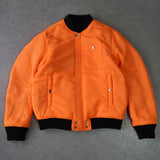 ディーゼル バックロゴ リバーシブル MA-1 メンズ ブラック / オレンジ