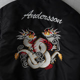 Schott × ANDERSSON BELL ショット × アンダースンベル 中綿 スカジャン MA-1 ボンバージャケット ブラック