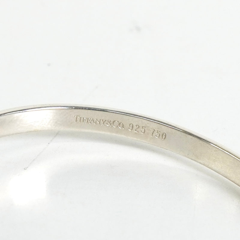 ティファニー フックアンドアイ バングル 925/750 新品磨き済