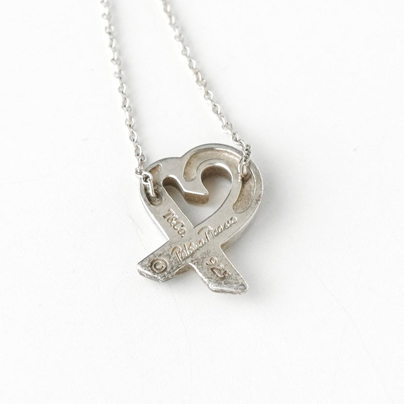 ティファニー ラビングハート パロマピカソ シルバー925 ネックレス