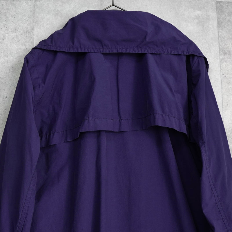ミー イッセイミヤケ アーカイブ ナイロン トレンチコート レディース パープル