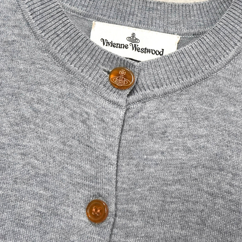 ヴィヴィアン ウエストウッド オーブ カーディガン レディース グレー