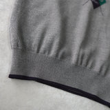 1990's Logo Embroidery Knit Vest