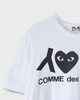 プレイ コム デ ギャルソン Tシャツ ホワイト XL メンズ レディース