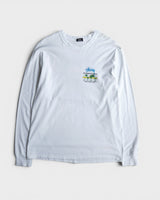 International Long Sleeve Tee ステューシー 長袖Tシャツ ロンT ホワイト L メンズ