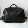 Dunhill Leather 2-Way Boston Bag in Black
