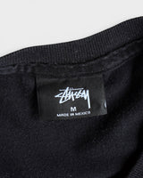 ステューシー 蛍光ロゴ Tシャツ ブラック M メンズ