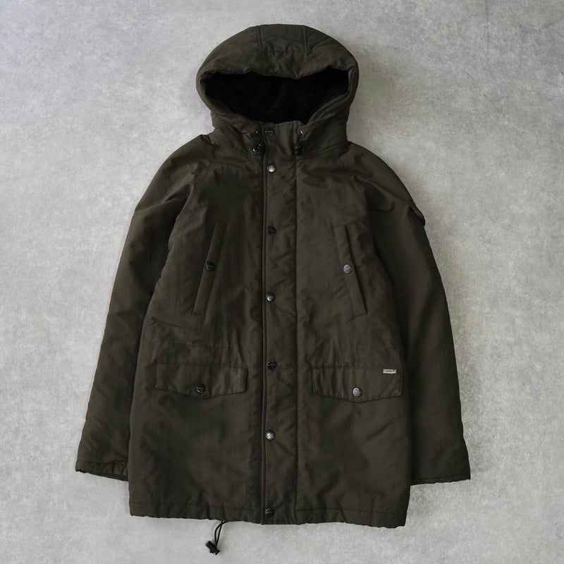 カーハート アンカレッジ パーカー ロゴ 中綿ジャケット マウンテンパーカー カーキ
