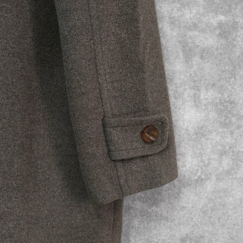 イヴ サンローラン ヴィンテージ YSLロゴ ウールコート チェスターコート ブラウン