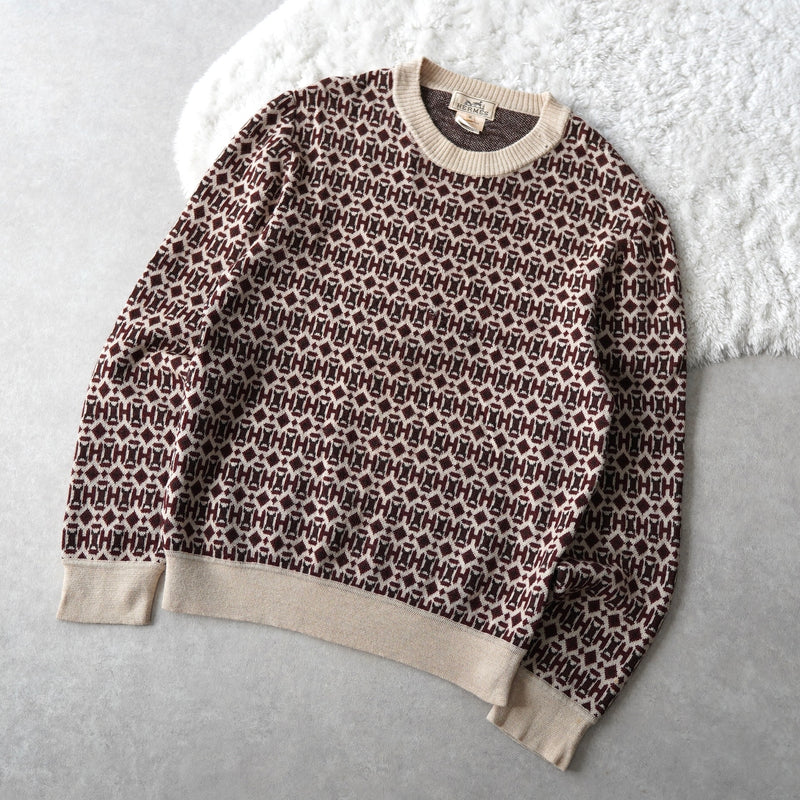 Ethnic Pattern Sweater｜Made in Italy