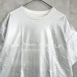 エムエムシックス メゾン マルジェラ 2018AW ロゴ コーディング Tシャツ メタリックシルバー