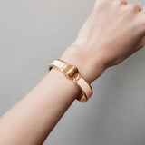 エルメス シャルニエールPM バングル ピンク / GP レディース