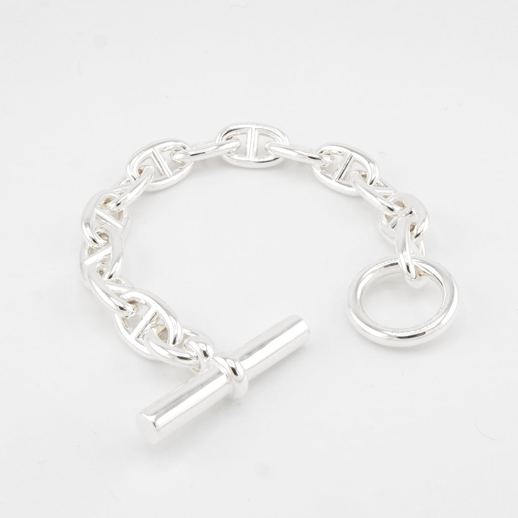 エルメス シェーヌダンクル シルバー925 ブレスレット MM 13コマ 新品仕上げ