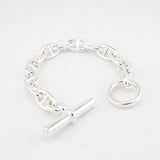 エルメス シェーヌダンクル シルバー925 ブレスレット MM 13コマ 新品仕上げ