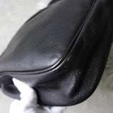 ロエベ アナグラム レザー ショルダーバッグ ポシェット ブラック