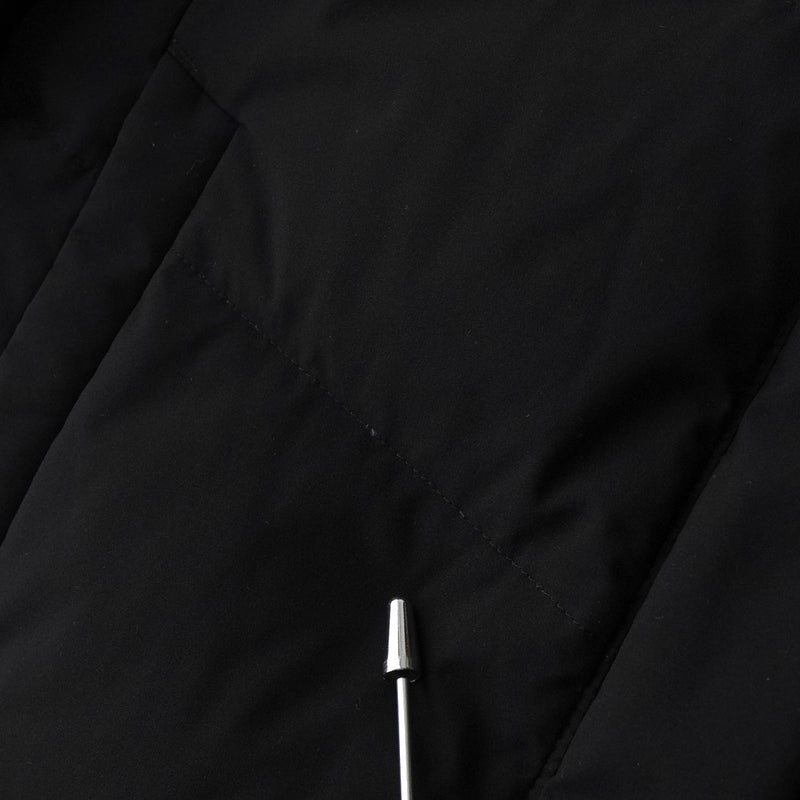 ザ ノースフェイス ドライベント ロゴ ロング丈 ダウンジャケット ダウンコート ブラック